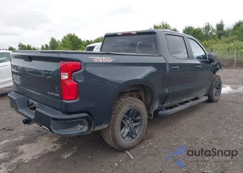 2021 Chevrolet Silverado 1500 4Wd Short Bed Custom Trail Boss из США, поврежденный, VIN 1GCPYCEF7MZ363208
